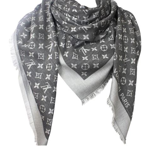 louis vuitton shawl black|genuine louis vuitton scarf.